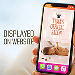 ウェブサイト表示